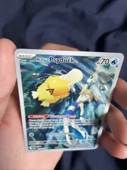 Pokemon TCG Misty's Psyduck Illustration Rare Destined Rivals 193/182 - Image 2