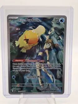 Pokemon TCG Misty's Psyduck Destined Rivals 193/182 Illustration Rare - Image 1