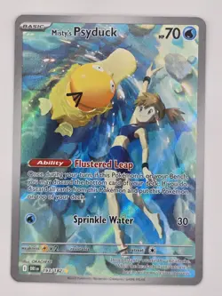 Pokemon TCG Misty's Psyduck Destined Rivals 193/182 Illustration Rare - Image 3