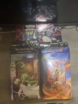 Pokemon Cards And Charizard Tin Opened Packs And Tin Tons Of Cards Holos &rares - Image 1