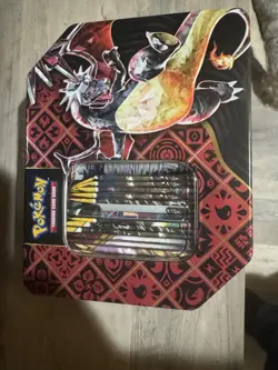 Pokemon Cards And Charizard Tin Opened Packs And Tin Tons Of Cards Holos &rares - Image 2