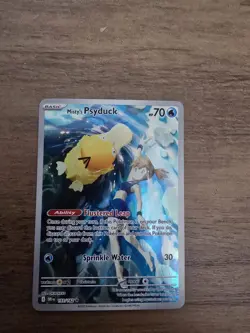 Pokemon TCG Misty's Psyduck Illustration Rare Destined Rivals 193/182 - Image 1