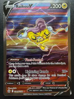 Raikou V GG41/GG70 - NM - Crown Zenith: Galarian Gallery Holo - Pokemon TCG - Image 1