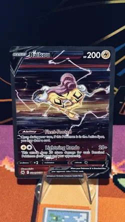 Pokemon TCG Raikou V Crown Zenith: Galarian Gallery Gg41/Gg70 Holo Ultra Rare - Image 1