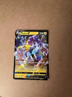 Pokemon TCG Raikou V 48/172 Brilliant Stars Ultra Rare Holo - Image 1