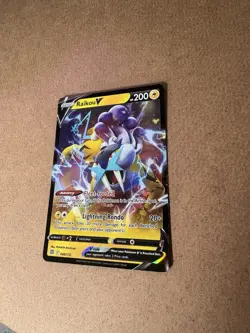 Pokemon TCG Raikou V 48/172 Brilliant Stars Ultra Rare Holo - Image 2
