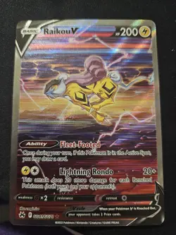 Pokemon TCG Raikou V Crown Zenith: Galarian Gallery Gg41/Gg70 Holo Ultra Rare - Image 1