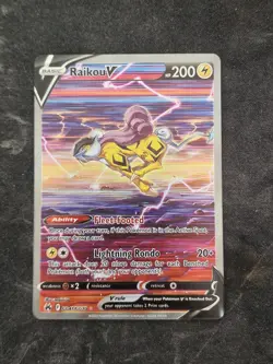 Pokemon TCG Raikou v Crown Zenith: Galarian Gallery GG41/GG70 Holo Ultra Rare - Image 1