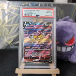 Pokemon TCG Raikou v GG41/GG70 Crown Zenith Full Art Holo PSA 10 - Image 1
