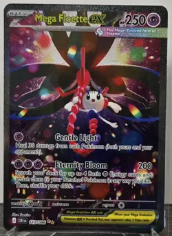 Pokemon TCG Mega Floette ex 117/086 SIR Chaos Rising Special Illustration Rare - Image 1