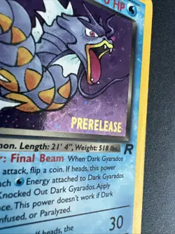 1999 Rocket Vintage Pokemon Card Lot: Holo Dark Gyarados 8/82 & Weezing 14/82 - Image 3
