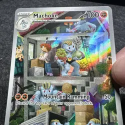 Pokemon TCG Machoke Sv: Scarlet & Violet 151 177/165 Illustration Rare Holo NM - Image 3