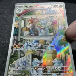 Pokemon TCG Machoke Sv: Scarlet & Violet 151 177/165 Illustration Rare Holo NM - Image 4