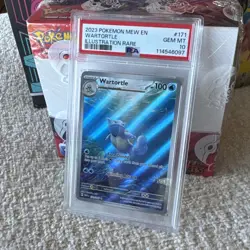 2023 POKEMON MEW EN-151 ILLUSTRATION RARE #171 WARTORTLE PSA 10 - Image 5