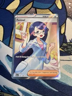 Pokemon TCG - Fennel 162/086 - Black Bolt - Ultra Rare Full Art - NEAR MINT - Image 1
