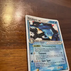 FERALIGATR EX 103/115 HOLO EX UNSEEN FORCES HP DMG POKEMON - Image 4