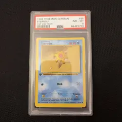 Pokemon 1999 German Base Set 1st Edition Sterndu / Staryu Psa 8 - Image 1