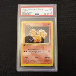 VULPIX 1999 Pokemon Base 1st Edition (German) #8 - PSA 8 - Image 1