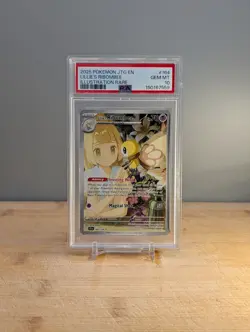 2025 POKEMON JTG LILLIE'S RIBOMBEE #164 PSA 10 - Image 1