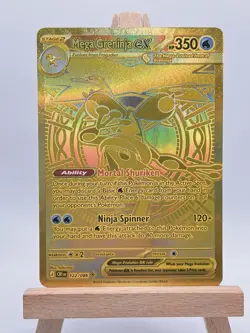 🔥 Mega Greninja ex 122/086 Gold Pokemon Ultra Rare Holo Near Mint-EN - Image 1