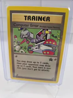 Pokemon Card - Computer Error (Rocket's Secret Machine) WoTC Black Star Promo 16 - Image 1