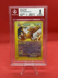 Pokemon Charizard Skyridge Crystal Reverse Holo Secret Rare #146 BGS 8 - NO PSA - Image 1