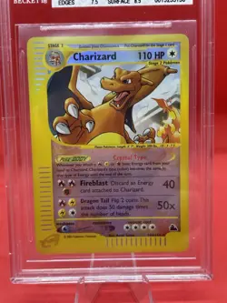 Pokemon Charizard Skyridge Crystal Reverse Holo Secret Rare #146 BGS 8 - NO PSA - Image 2