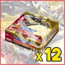 DIGIMON CARD GAME: SPECIAL BOOSTER BOX CASE VER 2.5 BT18-20 12 Boxes - Image 1