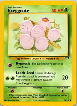 Exeggcute 52/64 Jungle Regular NM Pokemon TCG - Image 1