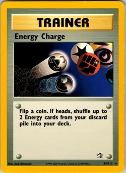 Energy Charge 085/111 Neo Genesis Pokemon LP Unlimited - Image 1