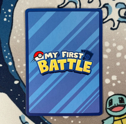 Pikachu Blue Border (Pokeball Version) My First Battle Promo Pokemon Card NM - Image 3