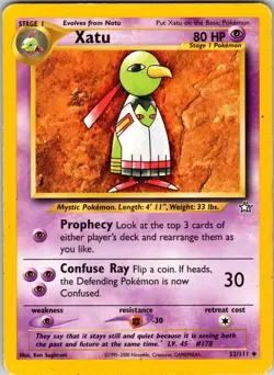 Xatu 052/111 Neo Genesis Pokemon LP Unlimited - Image 1