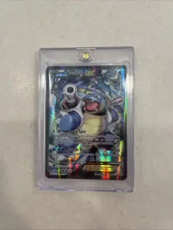 Pokemon TCG Card - Blastoise EX XY122 Black Star Promo Full Art XY Holo Rare - Image 1