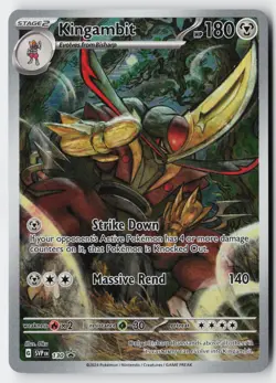 Pokemon Kingambit 130 Holo P Scarlet & Violet Promo NM - Image 1