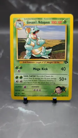 Giovanni's Nidoqueen 23/132 Pokemon Card TCG 2000 Gym Challenge Non Holo HP - Image 1