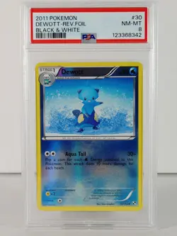 Dewott - POKEMON - Black & White - #30 - Holo Reverse - 2011 - PSA 8 - Image 1