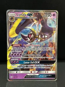 Lunala GX 66/149 SM Base Set Pokemon TCG NM - Image 1