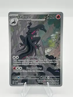 Salazzle 224/217 Illustration Rare Ascended Heroes Pokemon Holo Near Mint - Image 1