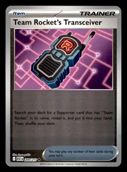 Team Rocket's Transceiver 209/217 Ascended Heroes Pokemon Reverse Holo NM - Image 1