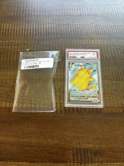 2021 Pokemon Celebrations 9 Surfing Pikachu VMAX Full Art PSA 9 Mint - Image 1