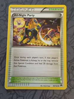 Pokemon: All-night Party #096/122 Umbreon Trainer Breakpoint 2016 - HP - T216 - Image 1