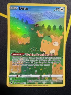 Pokemon TCG Ditto GG22/GG70 - Crown Zenith - Galarian Gallery - Near Mint - Image 1
