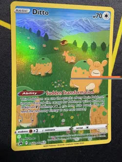 Pokemon TCG Ditto GG22/GG70 - Crown Zenith - Galarian Gallery - Near Mint - Image 2