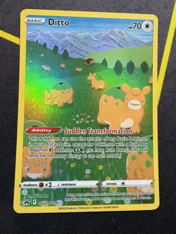 Pokemon TCG Ditto GG22/GG70 - Crown Zenith - Galarian Gallery - Near Mint - Image 4