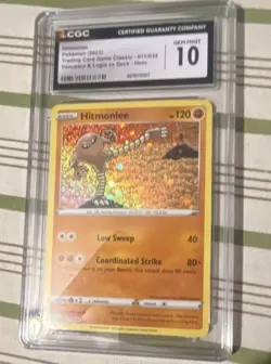 Pokemon TCG Classic Hitmonlee & Hitmonchan Holo CGC 10 Lot 2 - Image 1