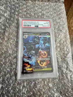PSA 10 Mega Charizard Ex 125/094 Pokemon Phantasmal Flames Gem Mint SIR English - Image 1