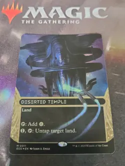 Mtg. Deserted Temple. #11. Foil Borderless. Edge Of Eternities. Pack Fresh - Image 1