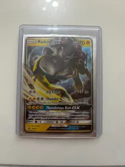 Raikou GX SM121 Black Star Promo Ultra Rare Pokemon Card NM - Image 1