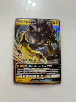 Raikou GX SM121 Black Star Promo Ultra Rare Pokemon Card NM - Image 3