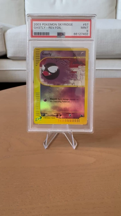 Pokemon Gastly 57/144 Reverse Holo Skyridge Ereader PSA 9 Mint POP 64 - Image 2